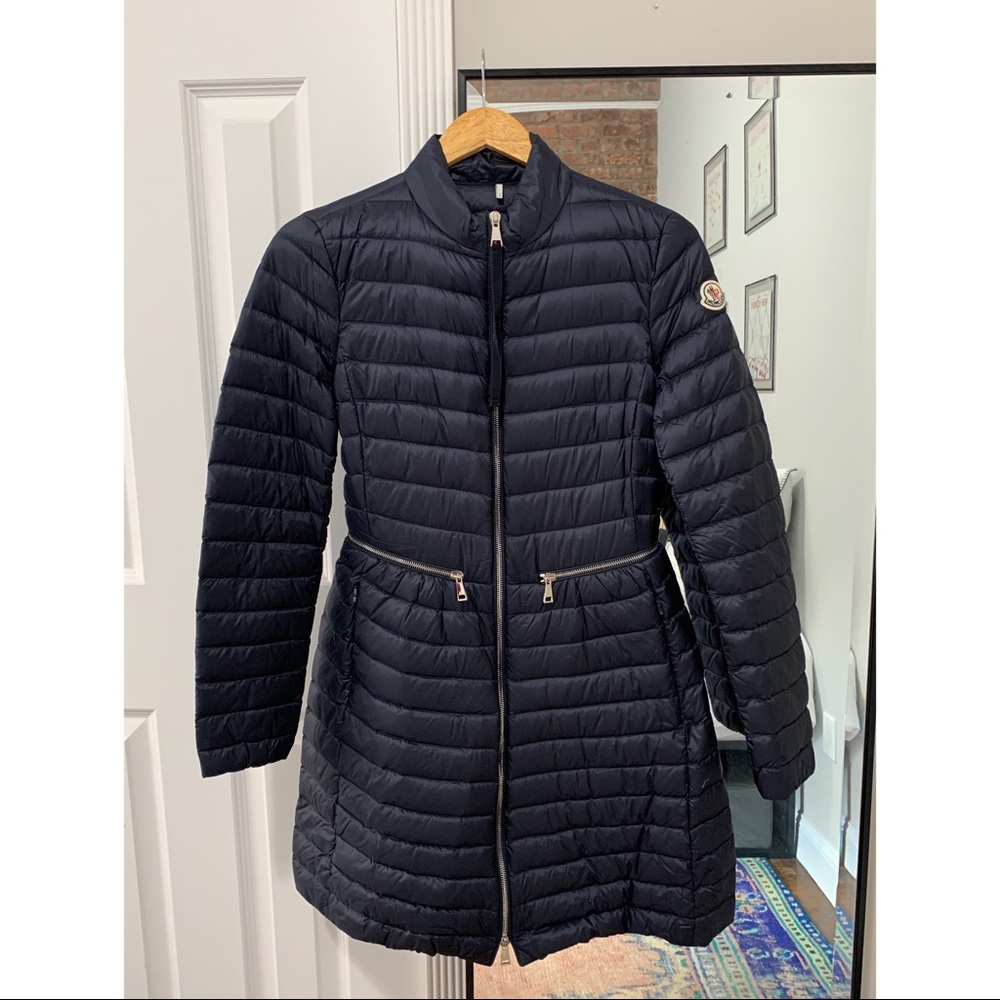 SOLD - Moncler Navy Down Coat, SZ 2